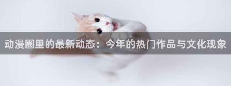 新新漫画omofun：动漫圈里的最新动态：今年的热门作品与文化现象